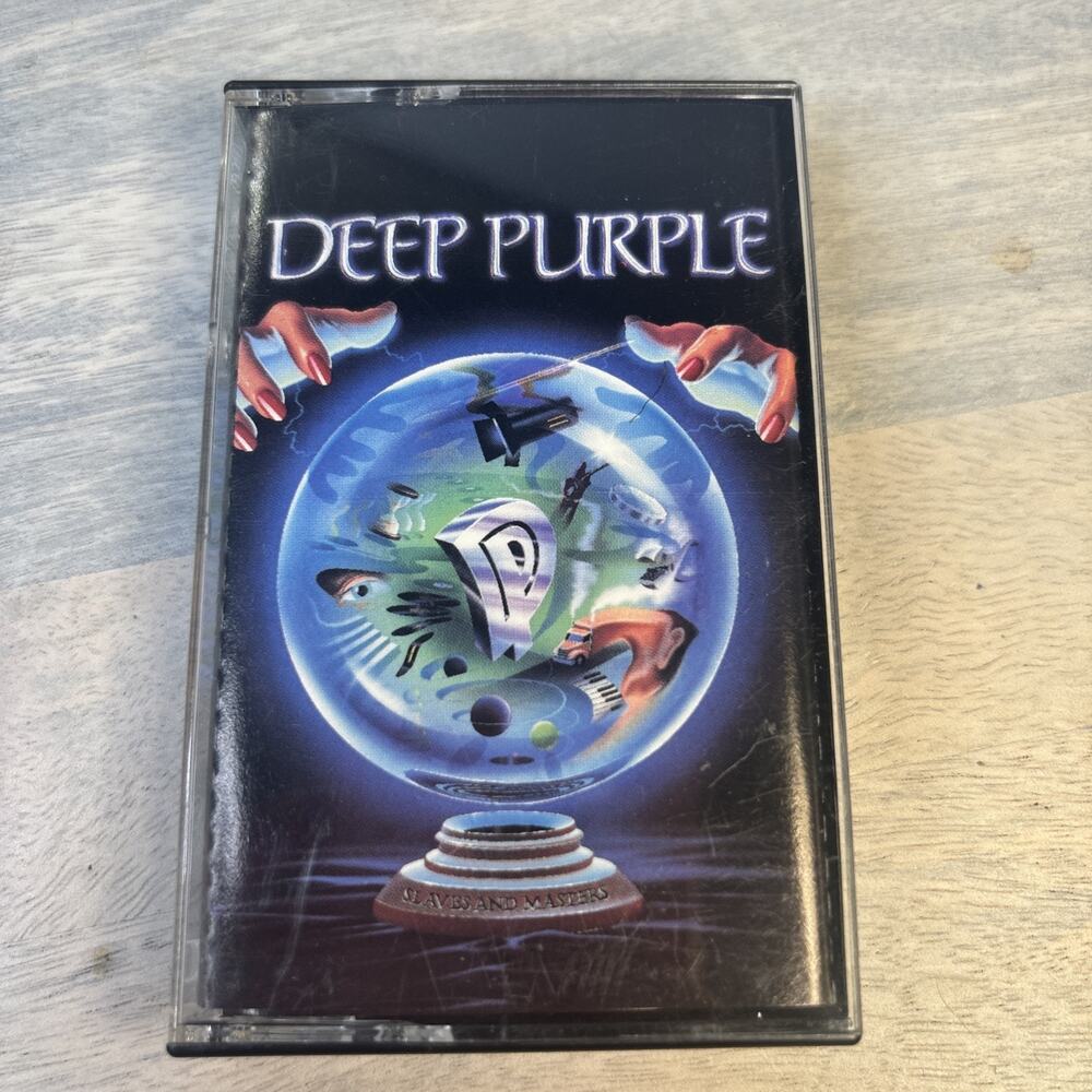 Deep Purple Slaves And Masters Cassette 1990 RCA Hard Progressive Rock